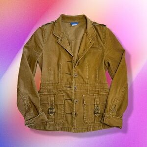 Women’s Tan Delia’s Corduroy Button Up Blazer